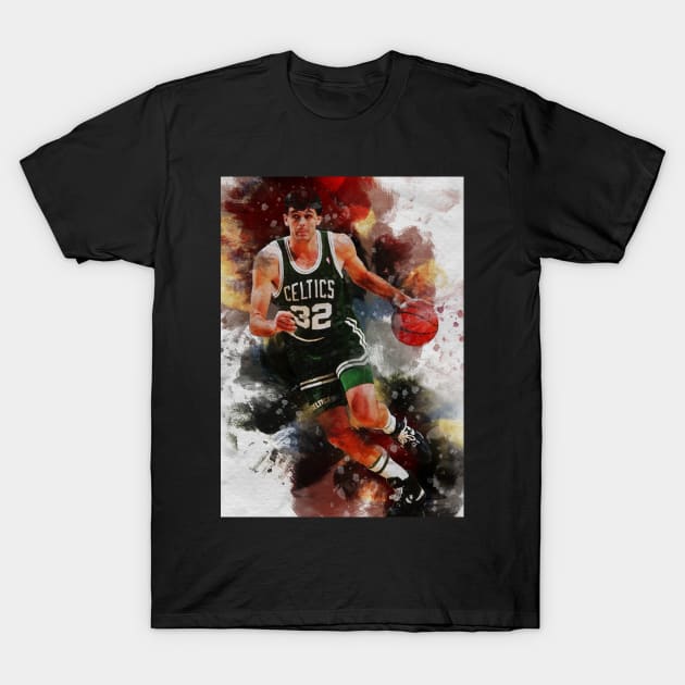 Kevin McHale Smudge Art T-Shirt by Player Footbaal